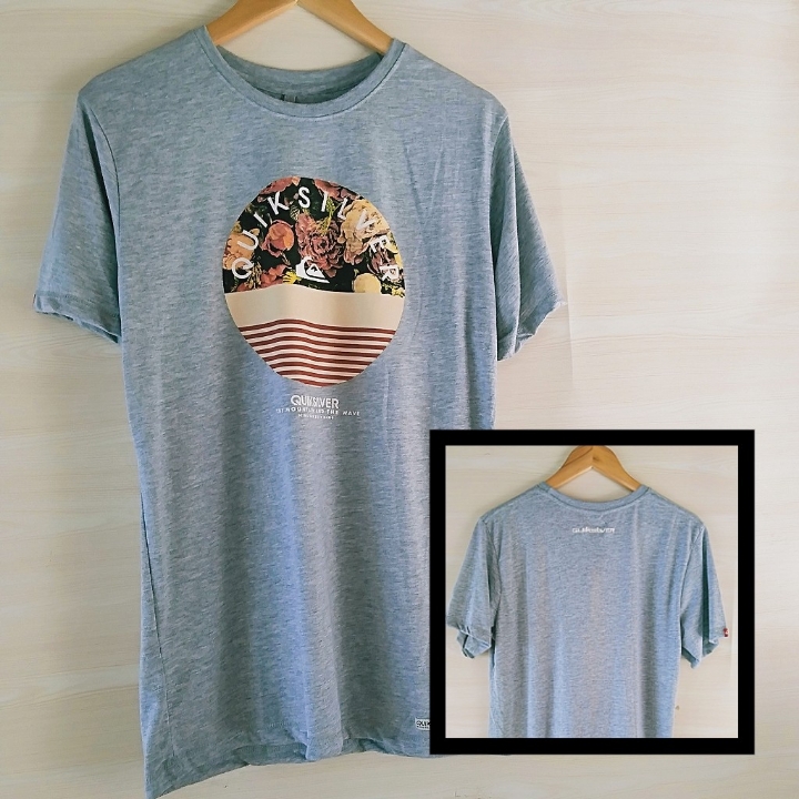 Kaos Distro Quicksilver Abu Premium