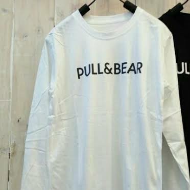 Kaos Lengan Panjang Pull and Bear