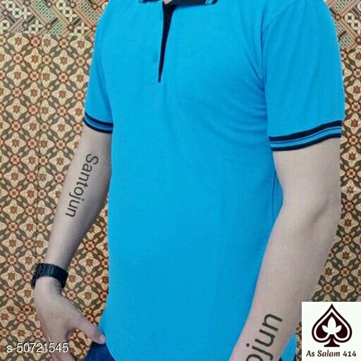 Kaos POLO Shirt Biru