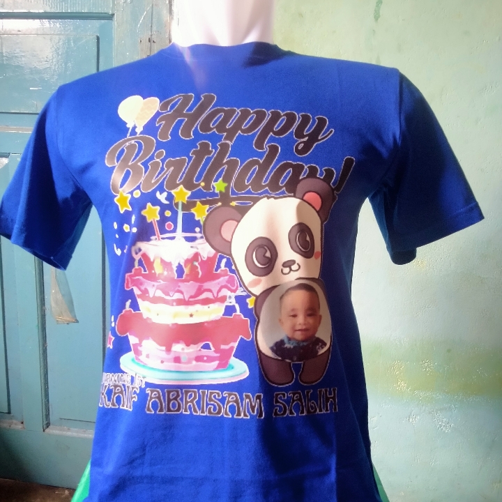 Kaos Paket Ulang Tahun 4 kaos