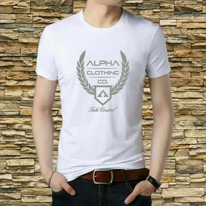 Kaos Pria Pitter White