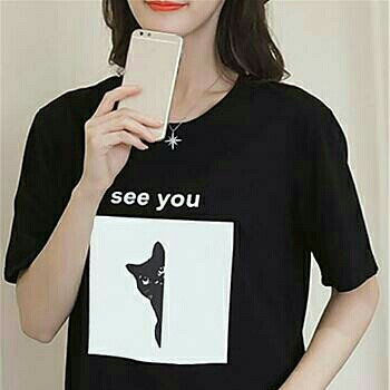 Kaos See You Hitam