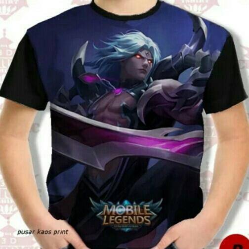 Kaos anak Fullprint Mobile Legend MARTIS Ashura King 
