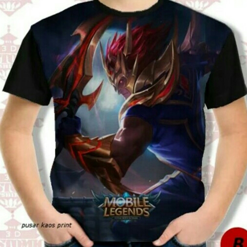 Kaos anak Mobile legend MARTIS Tyrant 