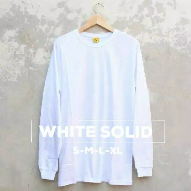 Kaosr Distro Lengan Panjang Polos