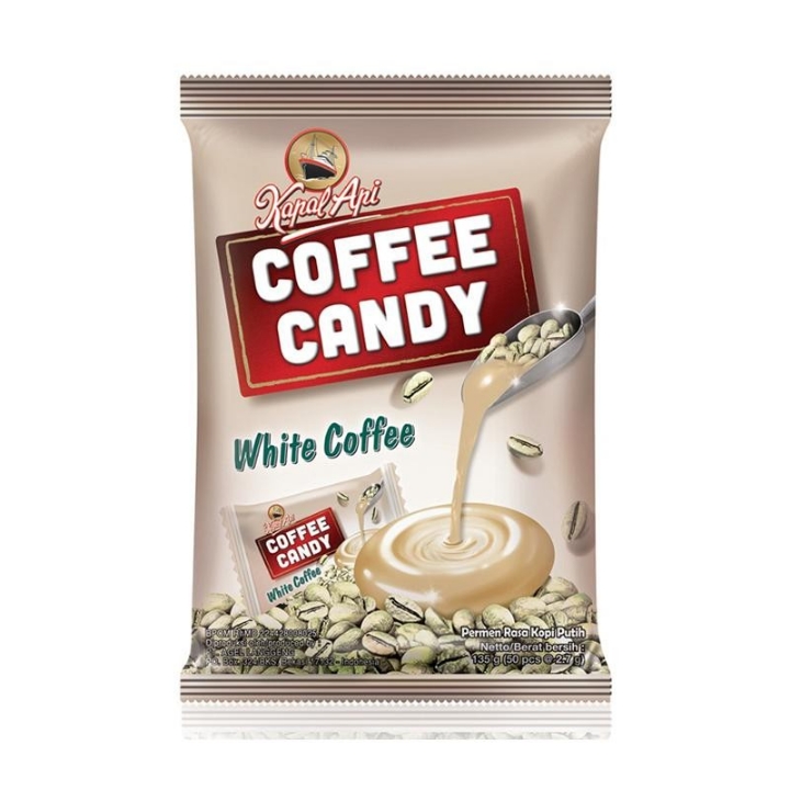 Kapal Api Coffee Candy White Bag