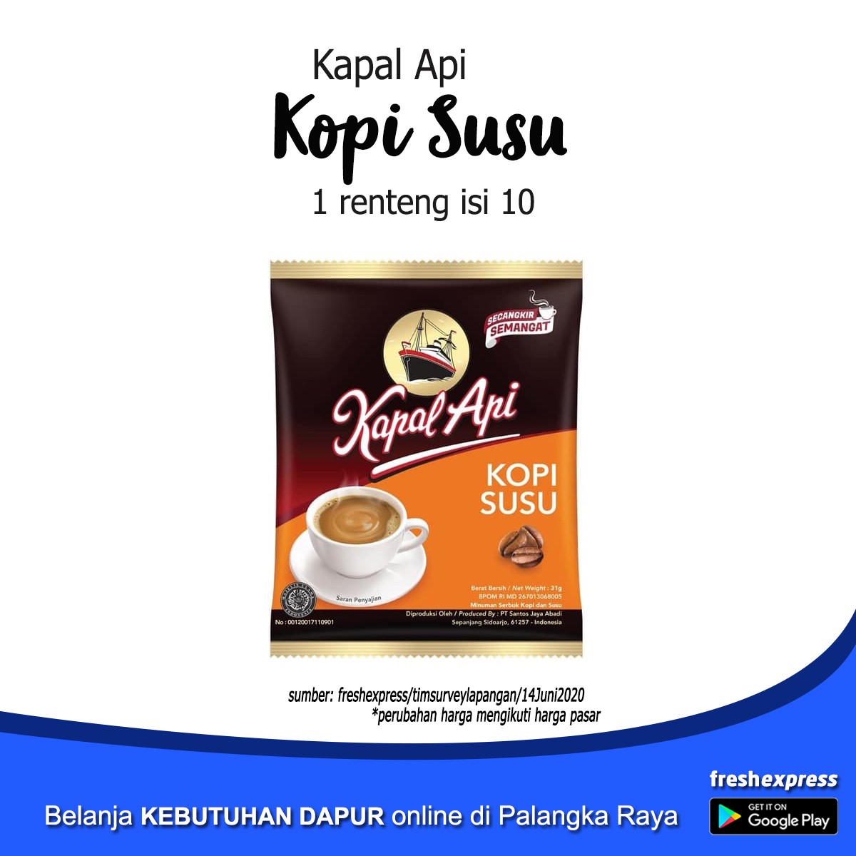 Kapal Kopi Isi 10