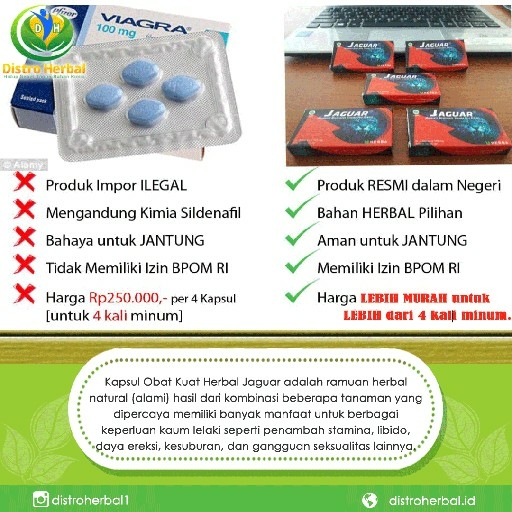 Kapsul Herbal Jaguar Untuk Stamina Pria Dewasa