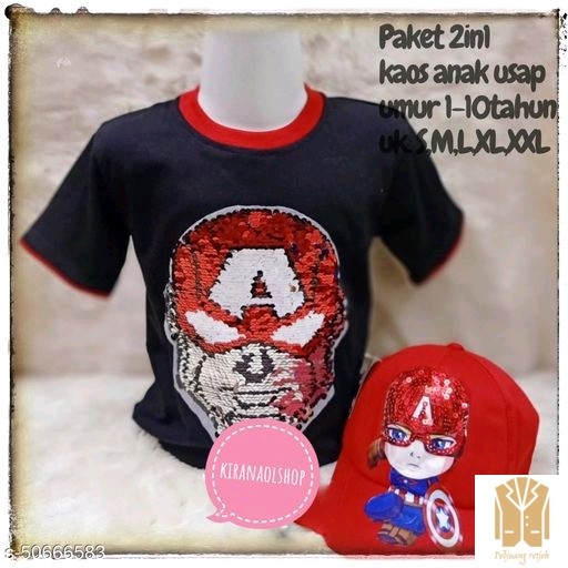 Karakter Keren Atasan Anak BDGBottom Bahan Cotton 2