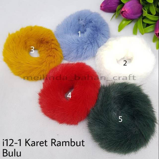 Karet Rambut Bulu