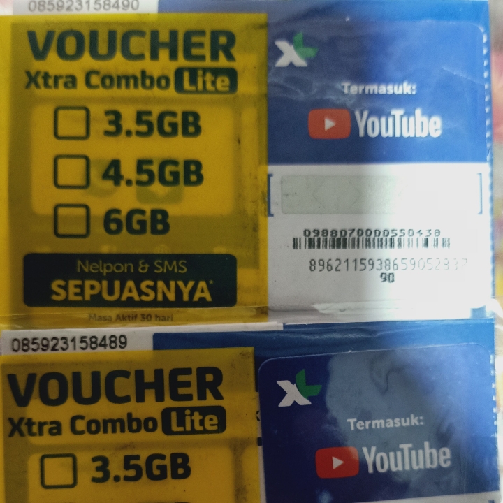 Kartu Paket XL 6Gb