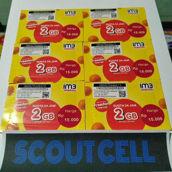 Kartu Perdana Indosat 2Gb