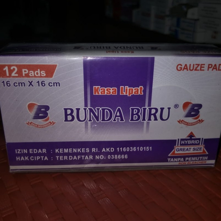 Kassa Steril Bunda Biru