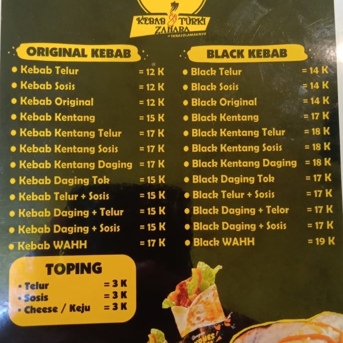 Kebab Black Telur
