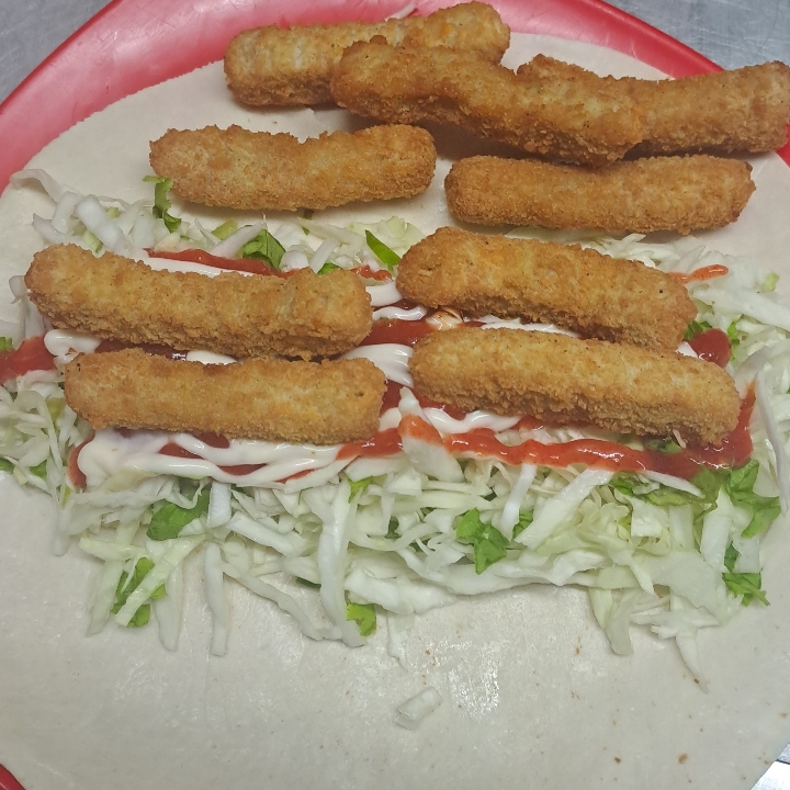Kebab Dobble Ayam Crispy Nugget - Ayam Crispy Nugget