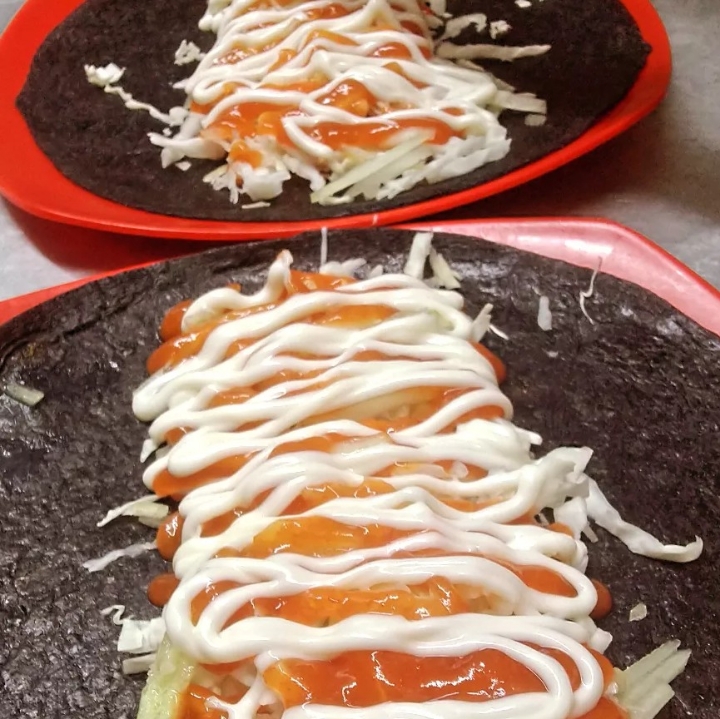 Kebab Hitam Ayam Cripy Naget 