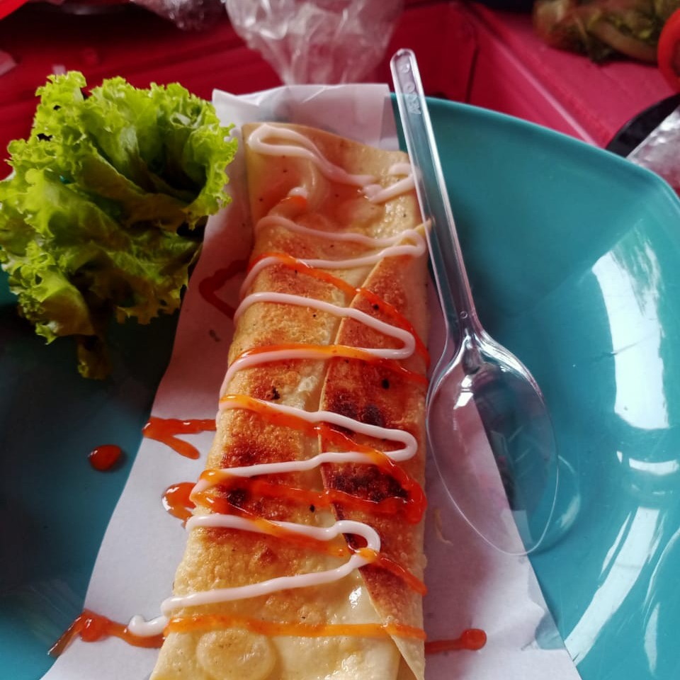 Kebab Pisang Cokelat Keju