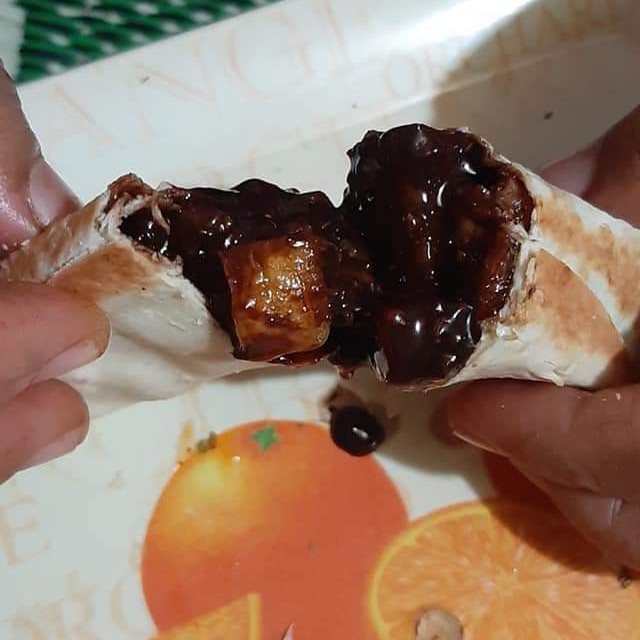 Kebab Pisang Coklat Meleleh