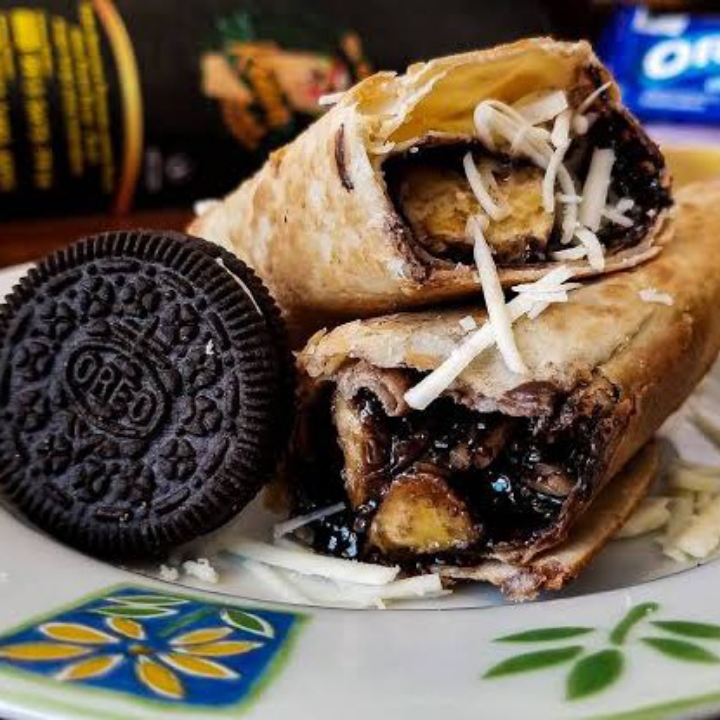Kebab Pisang Coklat Oreo