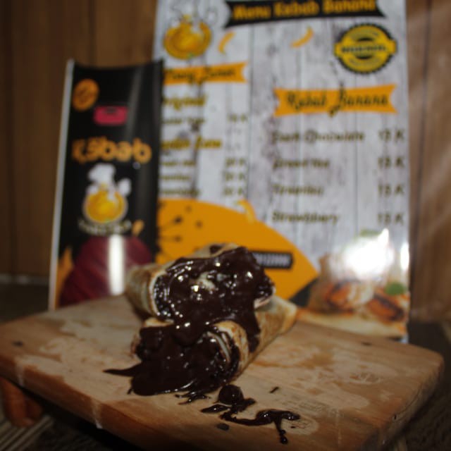 Kebab Pisang Sultan Rasa Dark Chocolate