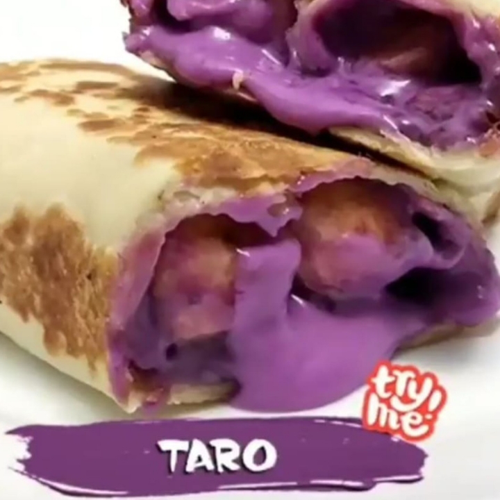 Kebab Pisang Taro Tanpa Topping