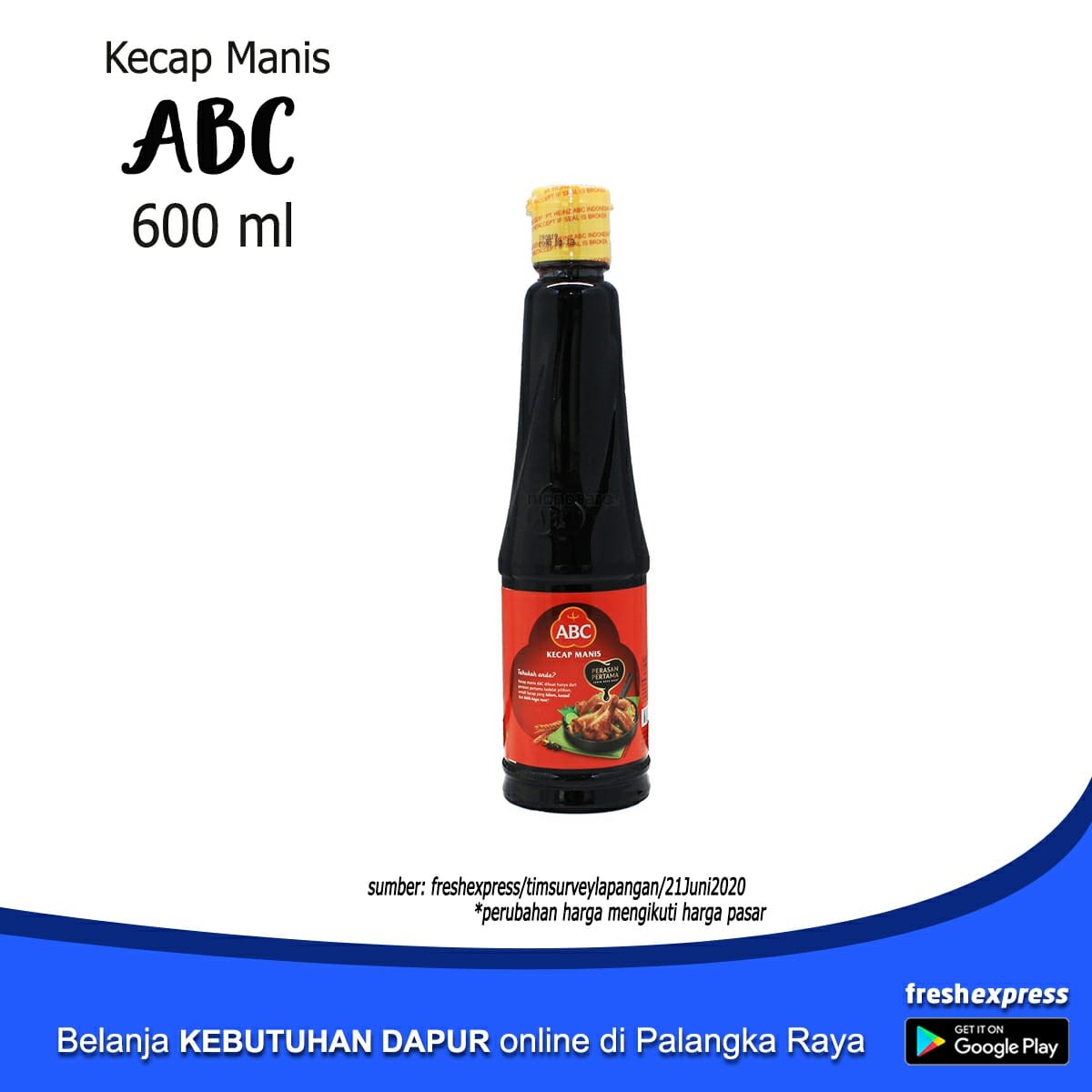 Kecap Manis ABC 600 Ml