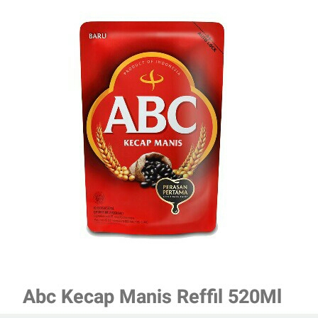 Kecap Manis ABC Reffil 520ml