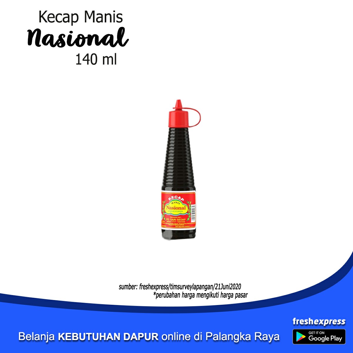 Kecap Manis Nasional 140 Ml