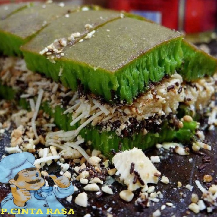 Keju kacang Coklat  Varian Pandan