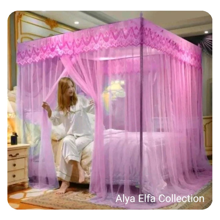 Kelambu  Ukuran L 180x P 200 40 rbKelambu  Ukuran L 200x P 200 45 3