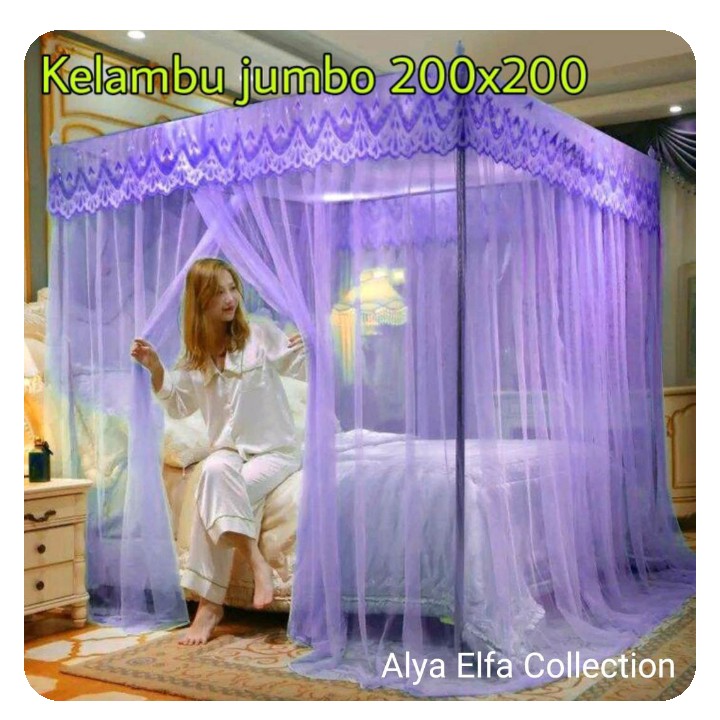 Kelambu anti nyamu ukuran jumbo L200 P200
