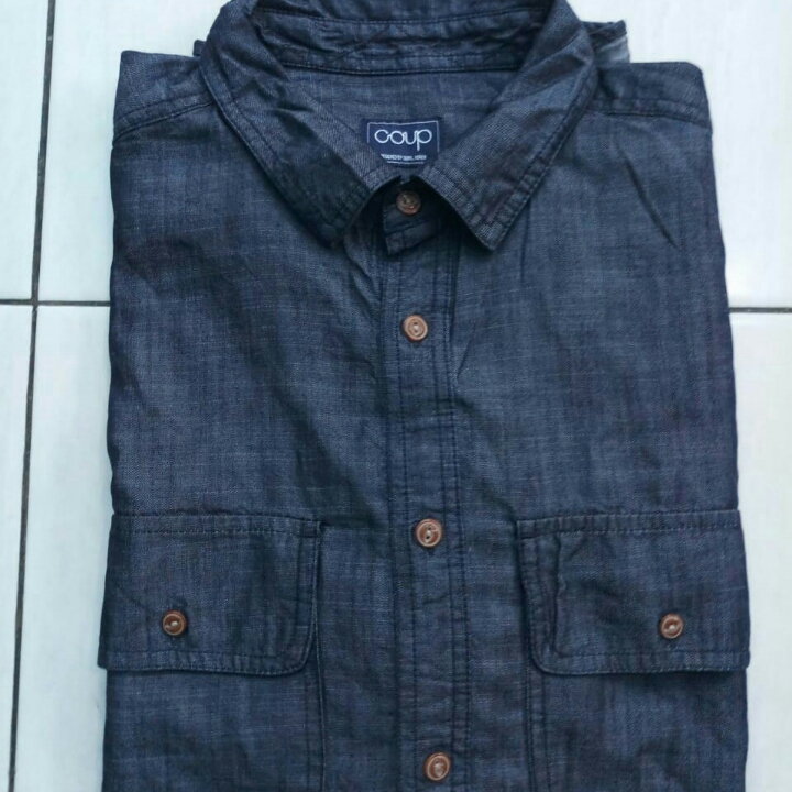 Kemaja Pria Jeans Merk coup 3