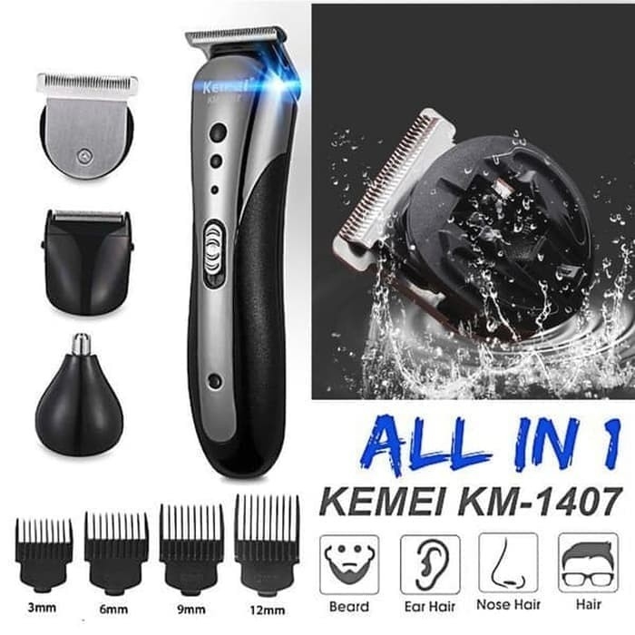 Kemei Hair Clipper KM-1407 COD-BAYAR DITEMPAT