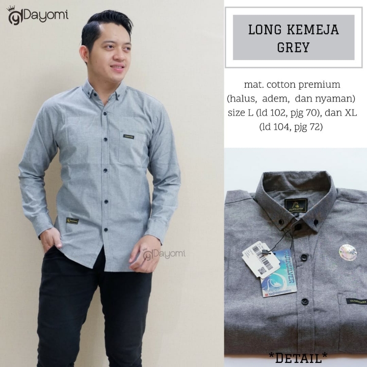 Kemeja Cowok Lengan Panjang