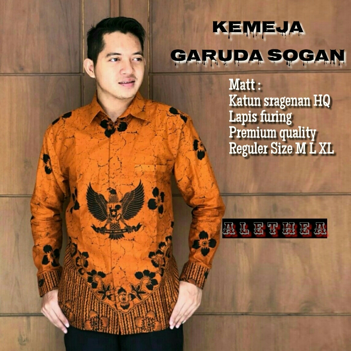 Kemeja Garuda Sogan 