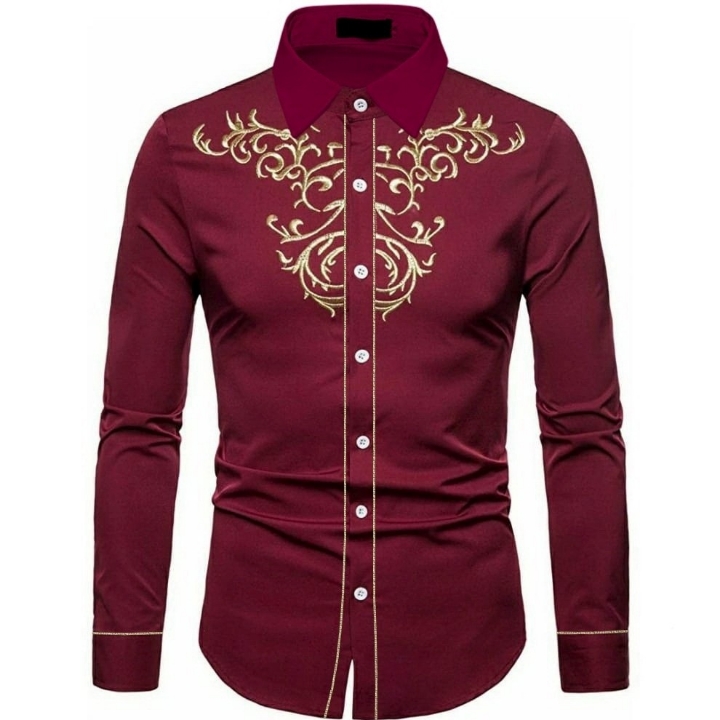 Kemeja Gibson Merah