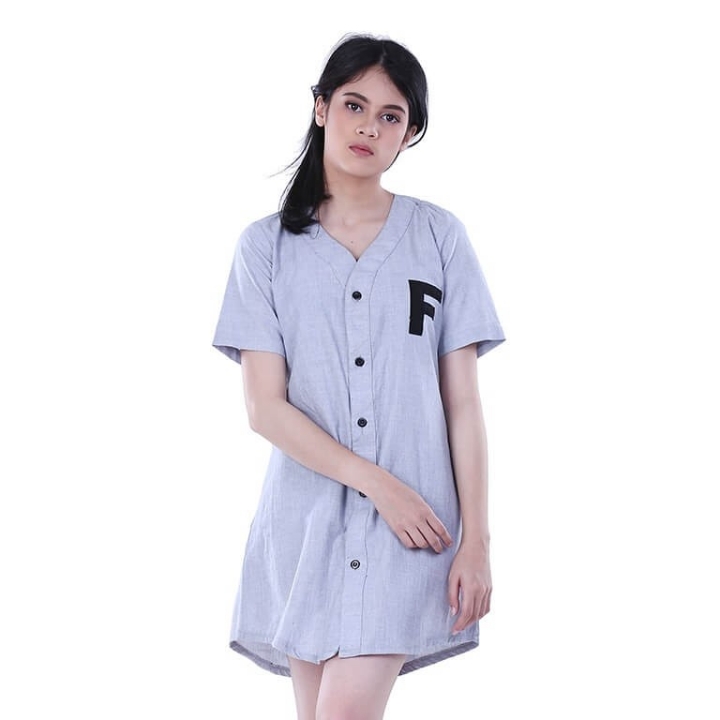 Kemeja Kasual Wanita Champ F Distro - H 1123