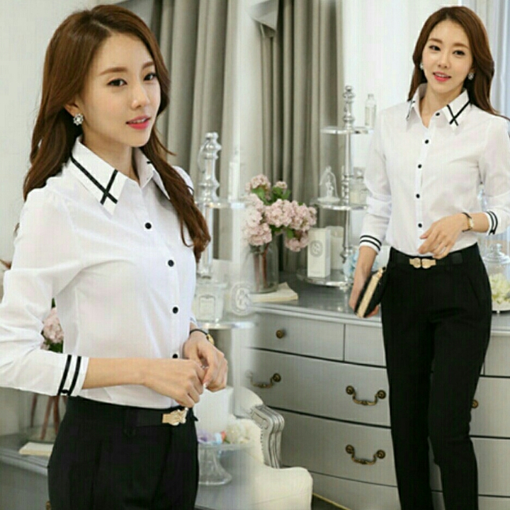 Kemeja Sofia White