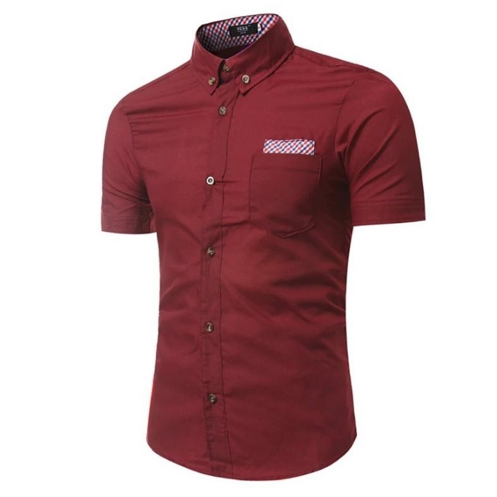 Kemeja Thomas Merah