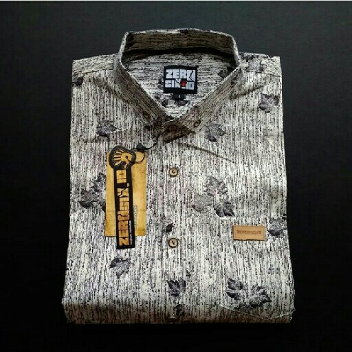 Kemeja motif Lengan Pendek