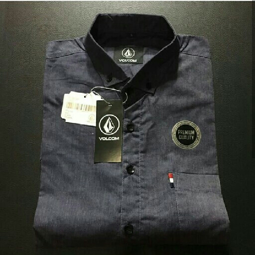 Kemeja polos Lengan Pendek