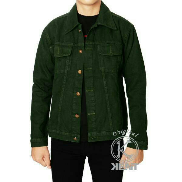 Kent Jaket Jeans Green Original