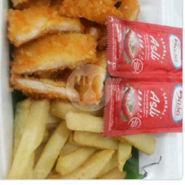 Kentang Goreng Ayam Katsu