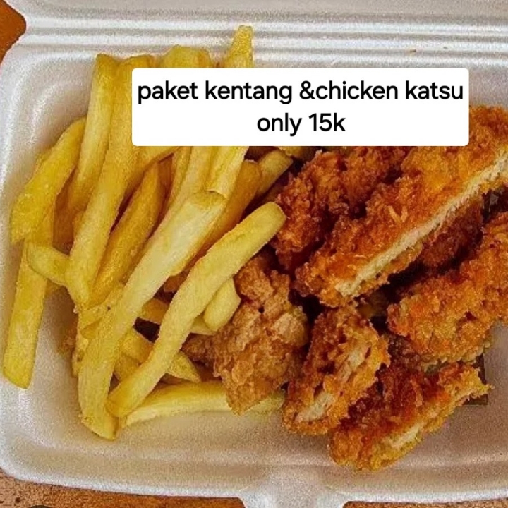 Kentang Goreng chicken Katsu