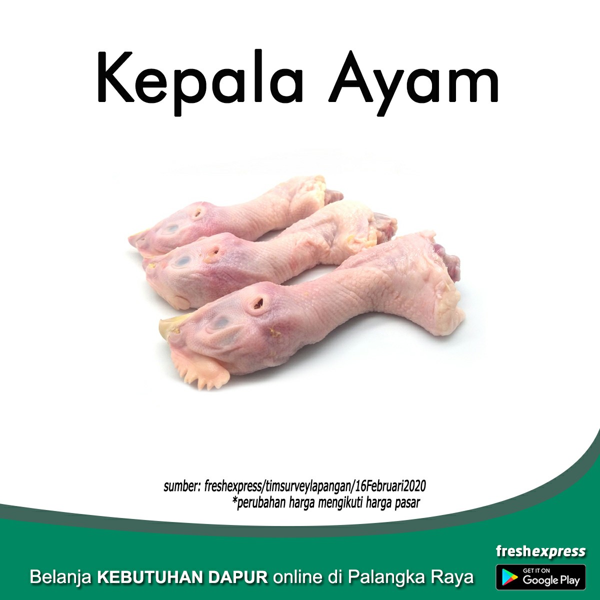 Kepala Ayam - 1Kg