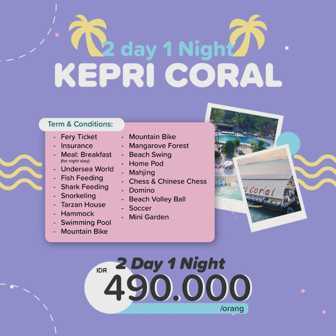 2 Day 1 Night Kepri Coral