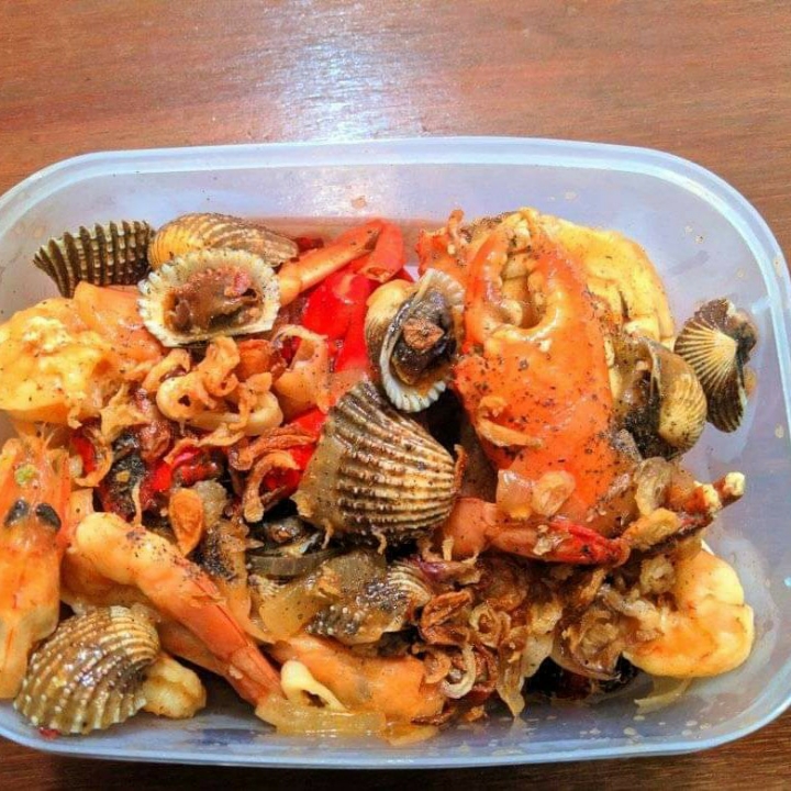 Kepiting MIX Saus Padang BESAR