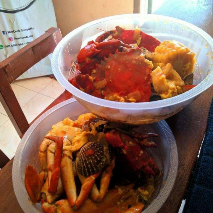Kepiting MIX Saus Padang KECIL