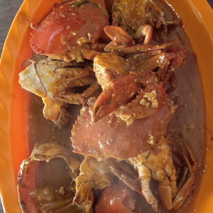 Kepiting Saus Padang Tanpa Nasi