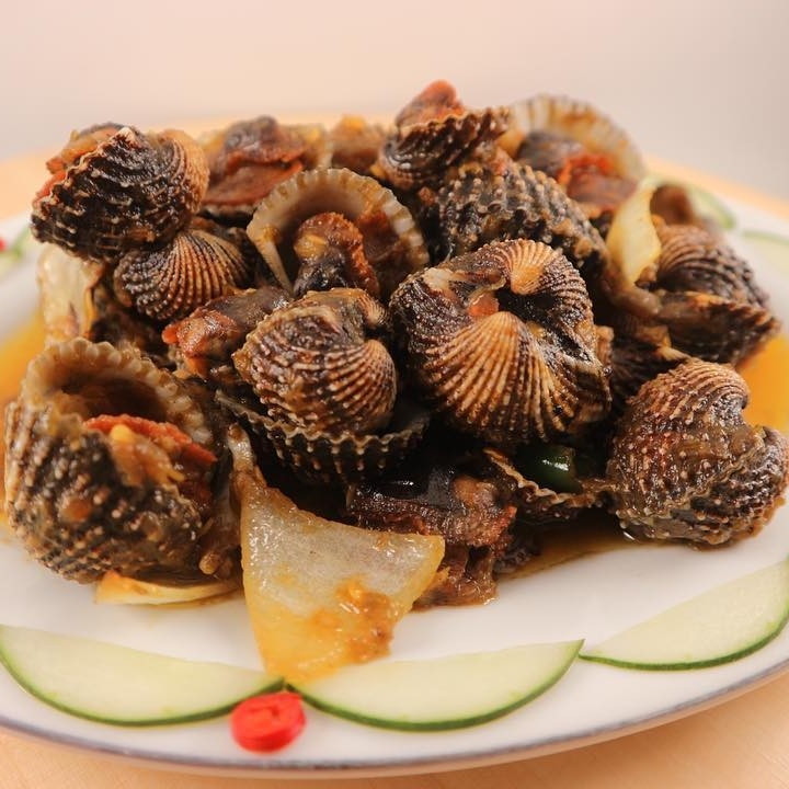 Kerang Rebus Saus Padang